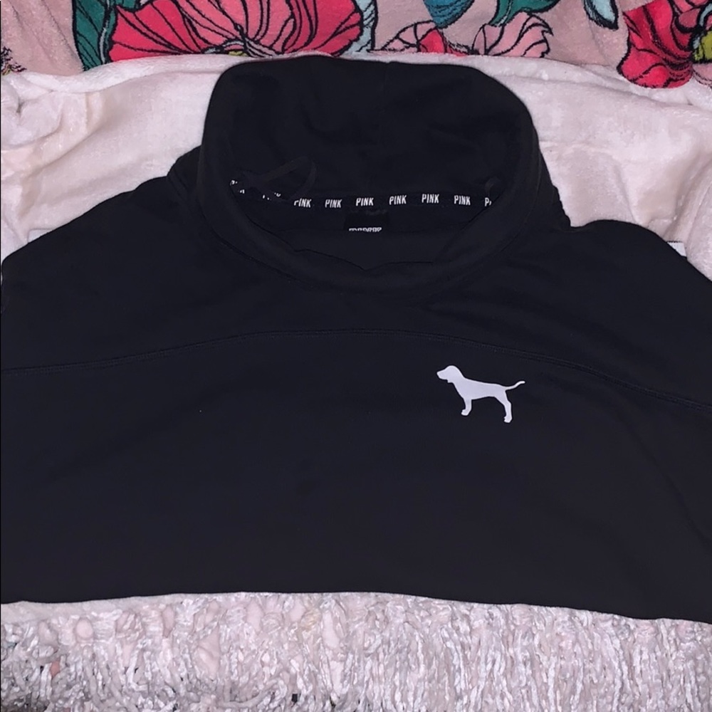 PINK cowl neck pull over